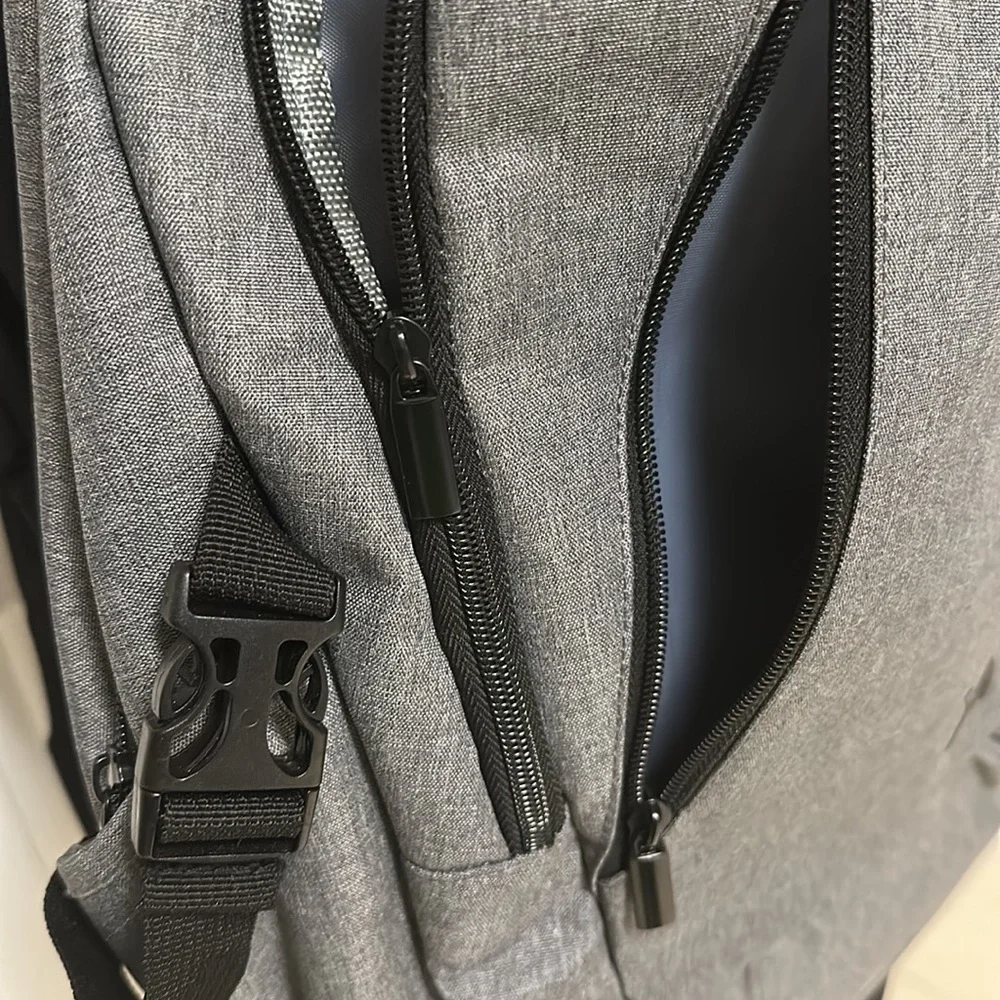 Yoked Apparel Business & Travel Laptop Backpack, Gray